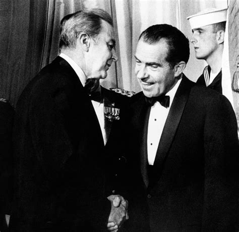 President Richard Nixon Shakes Hands Photograph By Everett Fine Art