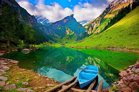 Wow Beautiful Mountain Lakes Wallpaper Download Lakes Hd