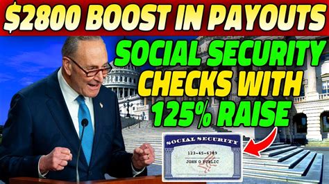We Get It Social Security Raise 125 2800 Payout Boost In Monthly
