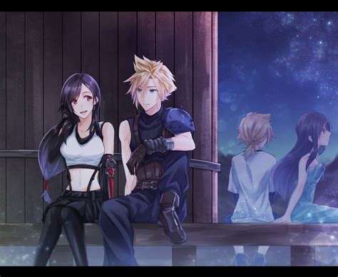 Tifa Lockhart And Cloud Strife Final Fantasy And 2 More Drawn By
