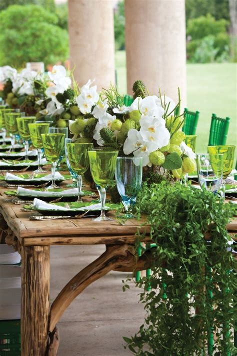 Wedding Wednesday Green And White Floral Inspiration Green