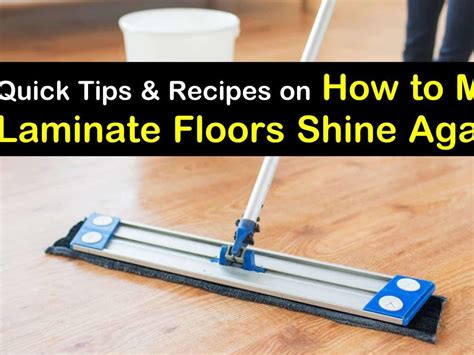 How To Clean And Shine Laminate Hardwood Floors Home Alqu