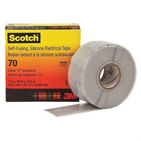3m Insulating Electrical Tape High Volt 3m™ Scotch® 70 Silicone 1 In X 30 Ft 12 Mil Tape