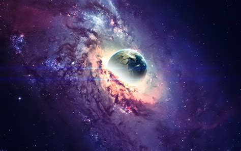 Earth Wallpaper 4k Nebula Galaxy Space 2469