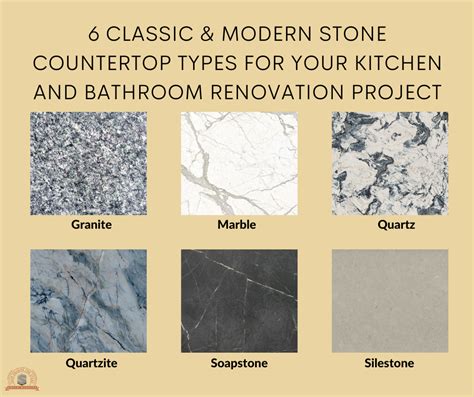 6 Stone Countertop Types You Should Know Before Starting A Renovation