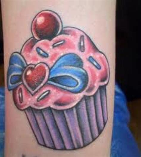 Cupcake Tattoos And Cupcake Tattoo Designs Cupcake Tattoo Meanings And