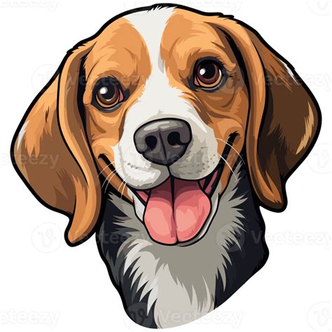 Ai Generated Beagle Dog Cartoon Clipart 36891290 Png