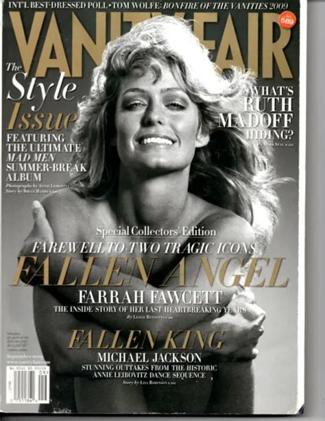 Vanity Fair Magazine Sep2009 Collectors Issue Farrah Fawcett