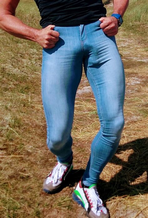 Bulges Musclemen Lycra And C Thru Tight Pants In Super