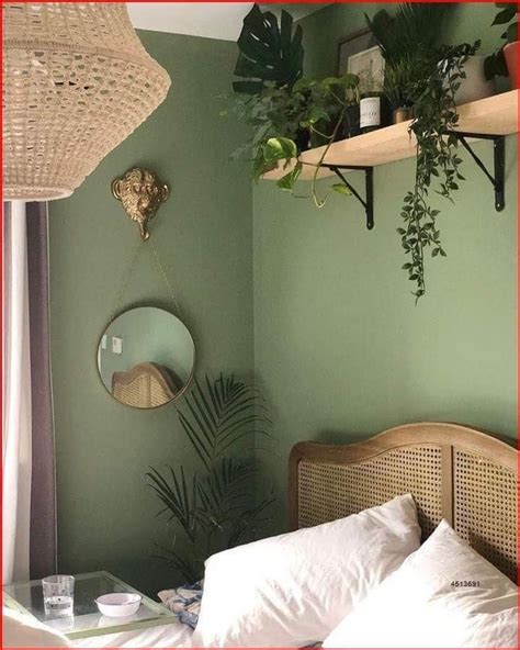 Pin By Sofie G On Otthon In 2021 Green Bedroom Walls Bedroom Green