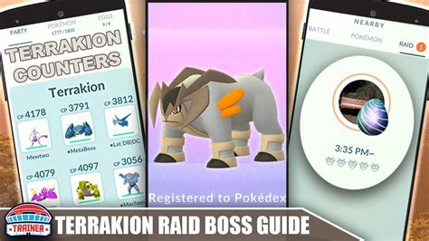 Top Terrakion Counters 100 Iv Best Moves Raid Guide For Fighting