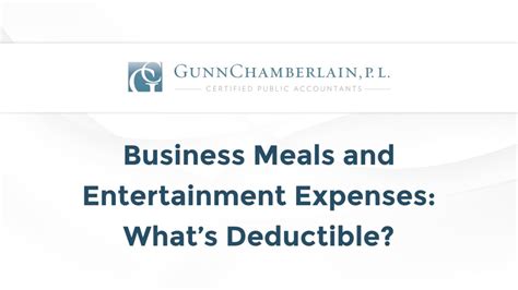 Meals And Entertainment Deductions How Have These Tax Deductions