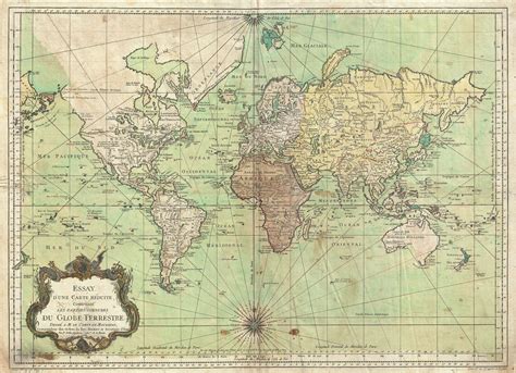 File1778 Bellin Nautical Chart Or Map Of The World Geographicus
