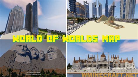 World Of Worlds Map Maps For Minecraft