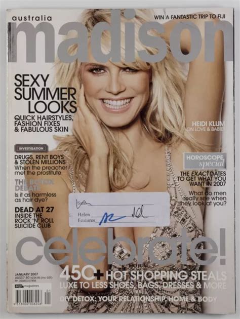 Heidi Klum Kylie Minogue Linda Evangelista And Britney Madison Magazine