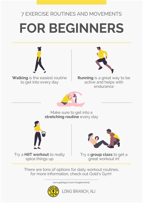 7 Exercise Routines And Movements For Beginners Long Branch