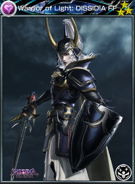 Warrior Of Light Dissidia Ff Card Mobius Final Fantasy Wiki