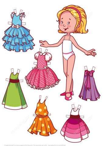 Boy paper doll printable boy template free printable dress up. Six Beautiful Dresses for a Blonde Girl Paper Doll | Free ...