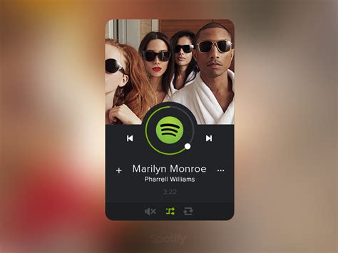 Spotify Widget Interactive Design Widget Design App Design