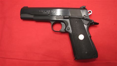 Colt Mk Iv Series 80 Government Model Pistol 45 For Sale