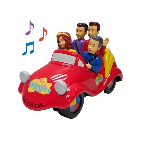 The Wiggles Big Red Car With Glitter Bow Emma Uk