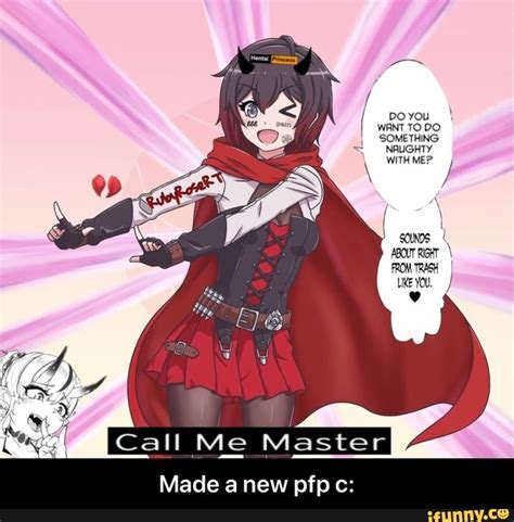 My pfp refers to a trend and social game on tiktok collected largely under the hashtag #mypfp where users describe a situation they're going through in life and present a number of potential profile. Made a new pfp c: - Made a new pfp c: - iFunny :) | Rwby ...