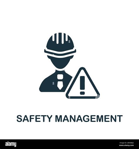 Safety Management Icon Simple Element From Company Management