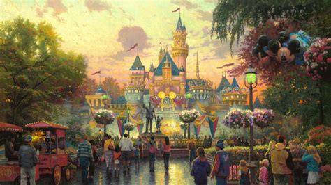 Thomas Kinkade Disney Wallpapers Wallpaper Cave