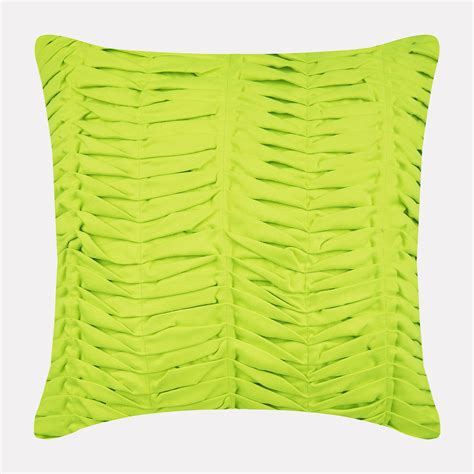 Decorative Pintucks Textured Striped Toss Cushion Etsy India Suede