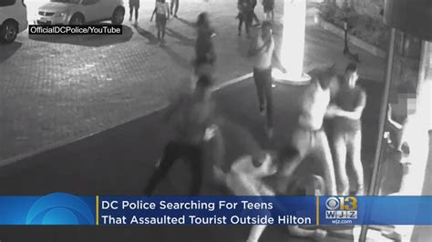 Dc Police Searching For Group Of Teens That Assaulted Tourists Outside