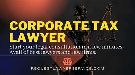 Corporate Tax Request Lawyer Service