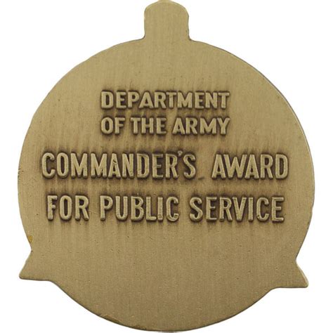 Army Commanders Award For Public Service Medal Usamm