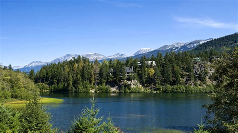 Fondos De Pantalla 2560x1440 Canadá Lago Montañas Bosques Fotografía De