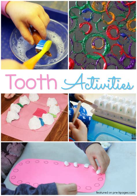 Find frugal fun with this list of free or cheap summer activities that kids love. 20 Activities for a Dental Health Theme - Pre-K Pages