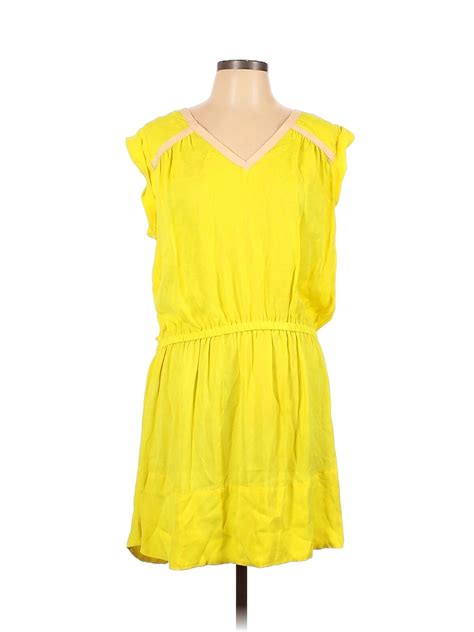 Alc Women Yellow Casual Dress M Ebay