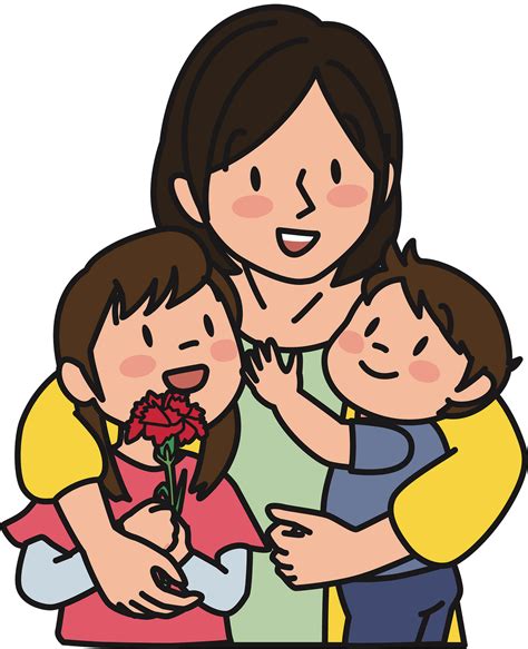 Clipart Mom And Child