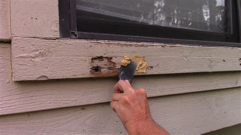 How To Repair Rotted Or Damaged Wood On Your House Youtube