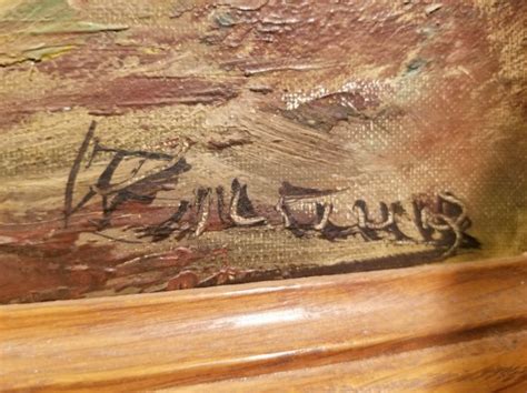 I Need Help With Artist Signature On Oil Painting