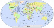 Free Blank Printable World Map Labeled | Map of The World [PDF]