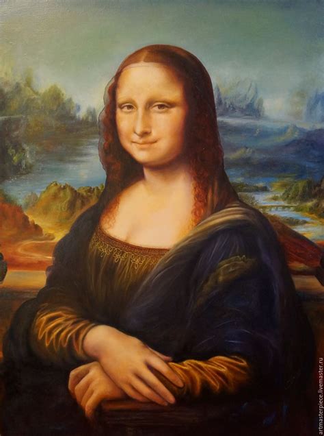 Мона Лиза Леонардо да Винчи Ручная копия маслом 60х80 см в интернет магазине на Ярмарке