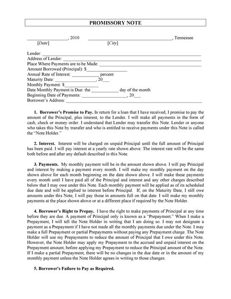 Free Promissory Note Templates Forms Word Pdf Templatelab