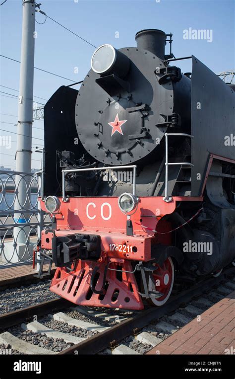 Russian Steam Locomotive So017 2211 Built In1947 Stock Photo Alamy