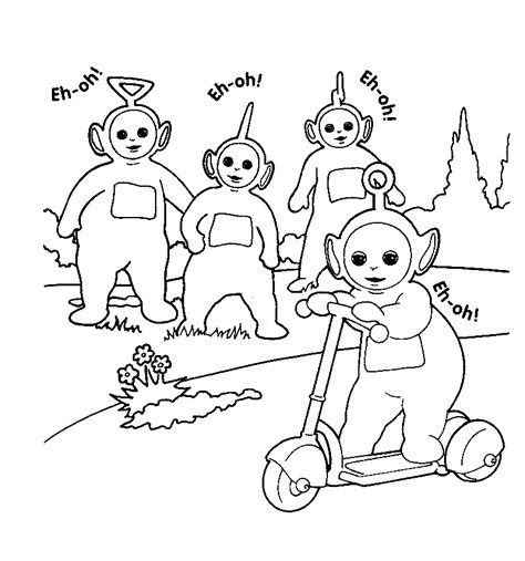 Children S Printable Coloring Page Teletubbies Coloring Book Coloring