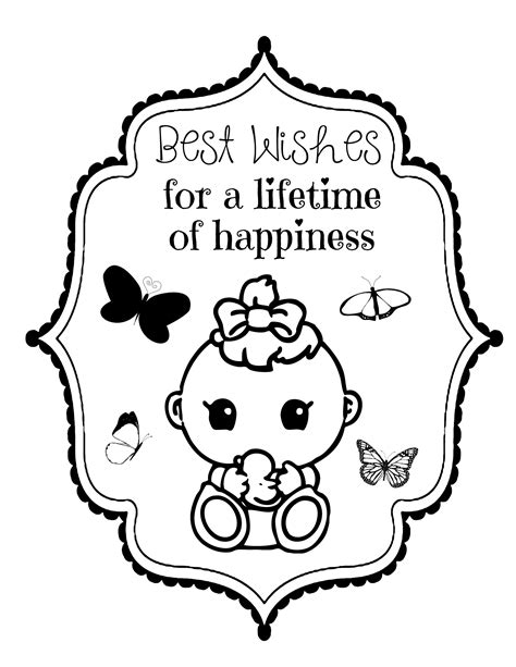 Baby Shower Coloring Pages Printable Coloring Pages