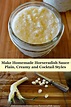 Easy Horseradish Sauce Recipe with Fresh Horseradish Root