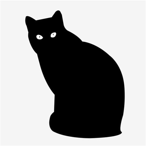 Cat Eps Silhouette Transparent Background Cat Silhouette Vector Icon