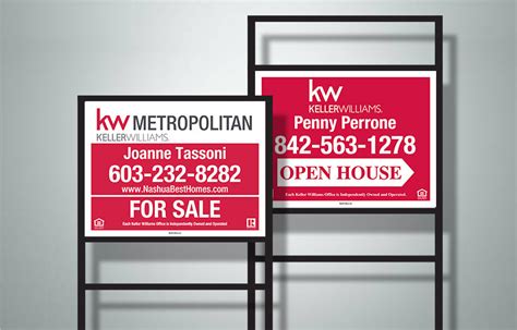Keller Williams Real Estate Signs Get Noticed