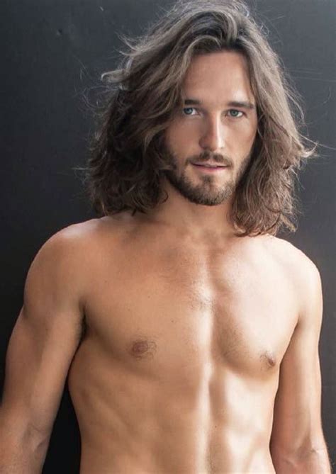 Josh Frank Beard Muscle Jesus Christ Superstar Stripped Shirt Long