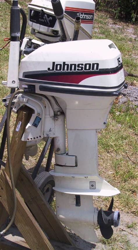 1998 Johnson 15 Hp Outboard Boat Motor Used Johnsons Outboards