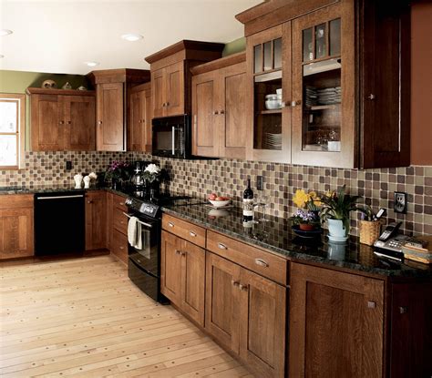 Has anyone had good or bad experiences with showplace cabinets? Stained kitchen cabinets in Autumn with Ebony Glaze by ...
